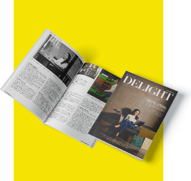 Eksempel på Delight Magazine